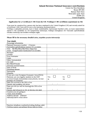 Inland Revenue National Insurance contributions