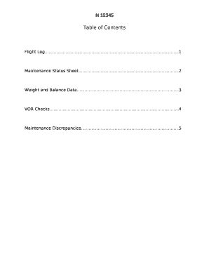Flight Log1