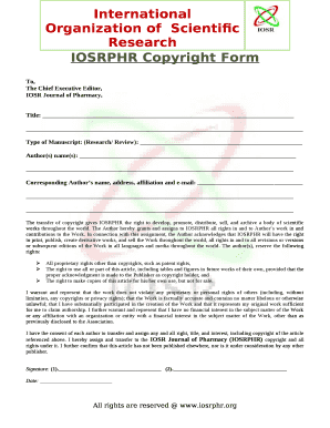 IOSRPHR Copyright Form
