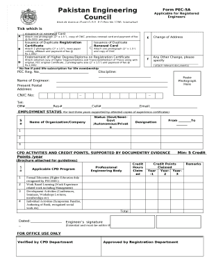Issuance of Renewal Card