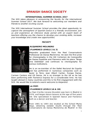 The SDS takes pleasure in announcing the faculty for the International Summer School 2017