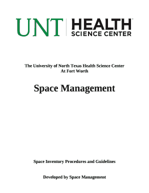 Space Inventory Procedures and Guidelines