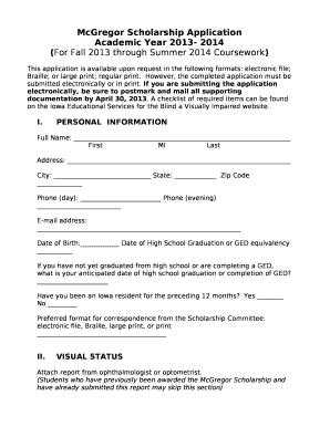 This application is available upon request in the following formats: electronic file; Braille; or large print; regular print