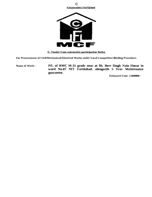 Name of Work: -P/L of RMC M-35 grade near at Sh