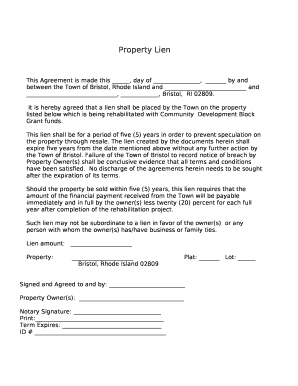 Property Lien