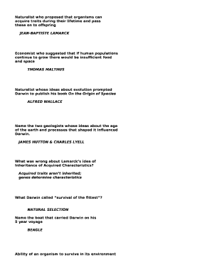 Naturalist who proposed that organisms can