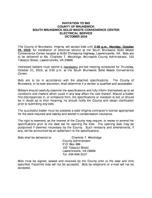 SOUTH BRUNSWICK SOLID WASTE CONVENIENCE CENTER