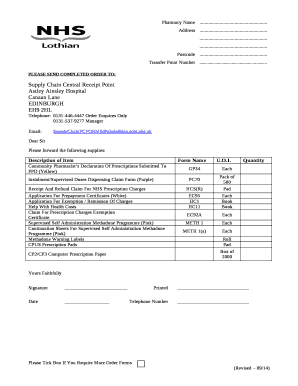 Transfer Point Number