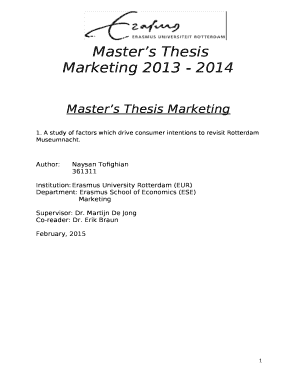 title of thesis in marketing