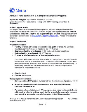 Active Transportation & Complete Streets Projects