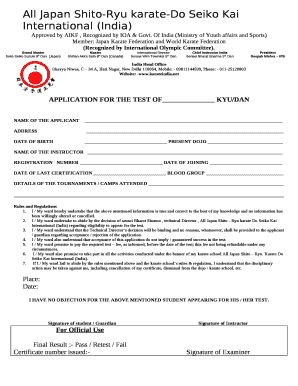 Approved by AIKF , Recognized by IOA & Govt