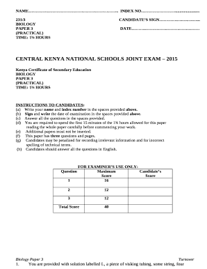 (c)Answer all the questions in the spaces provided
