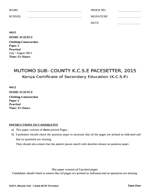 A) This paper consists of three printed Pages