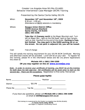 Greater Los Angeles Area SELPAs (GLAAS)