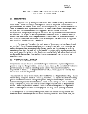 15 AUDITING CONSESSIONS HANDBOOK