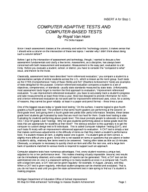 Edutest - State of Michigan