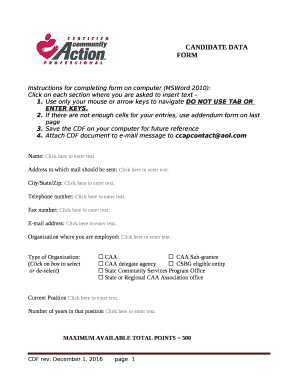 Form preview