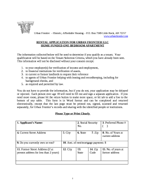 Urban Frontier Historic, Affordable Housing P