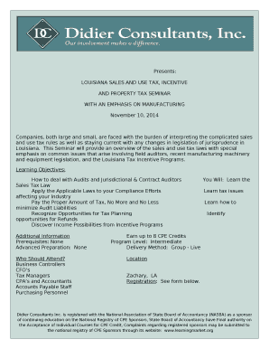 AND PROPERTY TAX SEMINAR