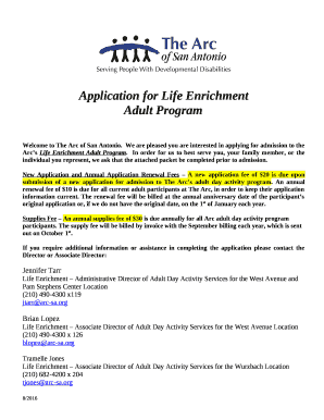 Application for Life Enrichment