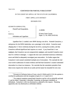 Filed 1/13/15 CERTIFIED FOR PARTIAL PUBLICATION* IN THE ...