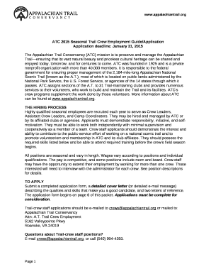 AT Trail Crew Employment - Appalachian Trail Conservancy