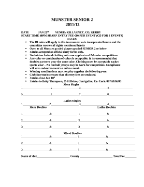 MUNSTER SENIOR 2