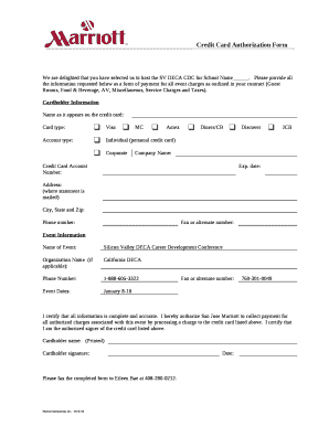 We are delighted that you have selected us to host the SV DECA CDC for School Name
