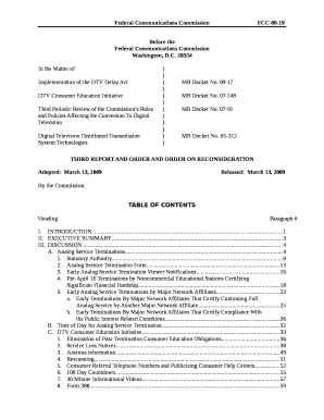 Implementation of the DTV Delay Act