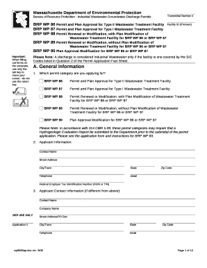 Bureau of Resource Protection - Industrial Wastewater Groundwater Discharge Permits