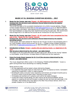 1Music for the Young: year one Target Gr 00/0 beginners, two year course