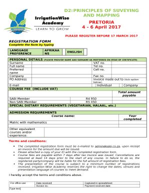 Invoice made out to (tick option below):