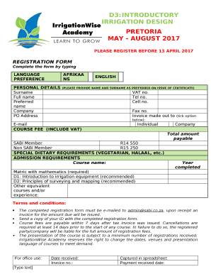 COURSE FEE(INCLUDE VAT)