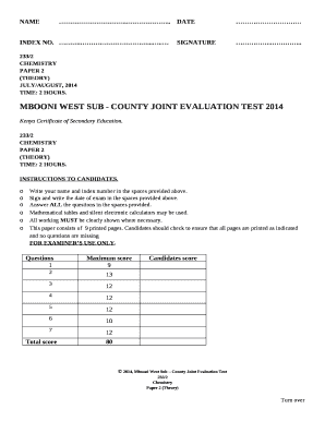 fillable online kcse past papers knec kcse online past
