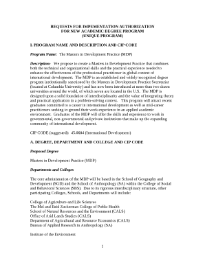 REQUESTS FOR IMPEMENTATION AUTHORIZATION