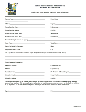 IDAHO YOUTH SOCCER ASSOCIATION