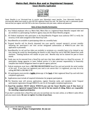 Your Metrochek benefits are electronically added each month to your METRO registered SmartTrip card