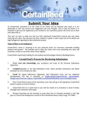 Submit Your Idea
