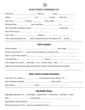 Patient NameBirth Date Email