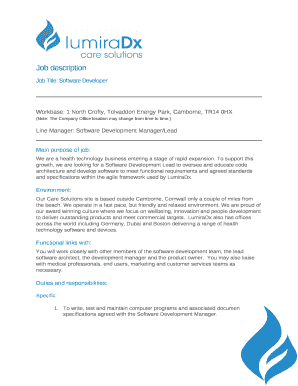 Job Title: Software Developer
