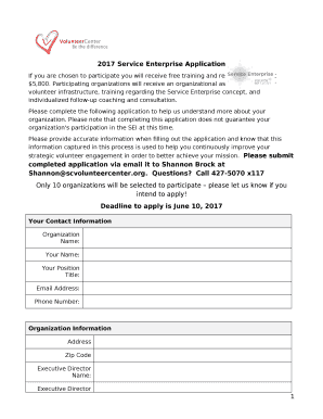 2017 Service Enterprise Application