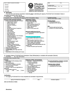 FACILITY AGENCY PCA/CNA/TECH WORKED: