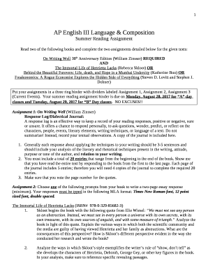 AP English III Language & Composition