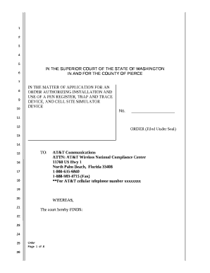 IN THE MATTER OF APPLICATION FOR AN ORDER AUTHORIZING INSTALLATION AND USE OF A PEN REGISTER, TRAP AND TRACE DEVICE, AND CELL SITE SIMULATOR DEVICE