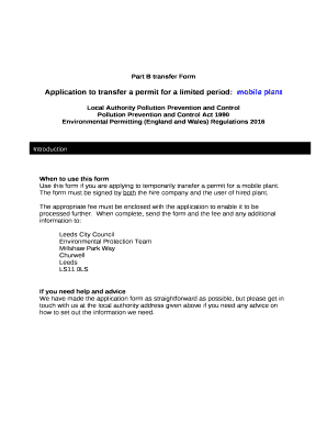 The form must be signed by both the hire company and the user of hired plant
