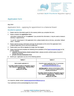 Please read the information guide for this vacancy before you complete this form