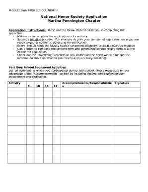 Martha Pennington Chapter