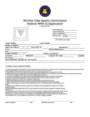 Federal MMA ID Application