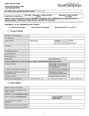 Study Abroad/Exchange