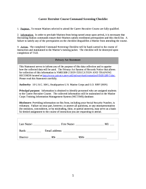 UNITED STATES MARINE CORPS WELCOME ABOARD INFO FOR ...